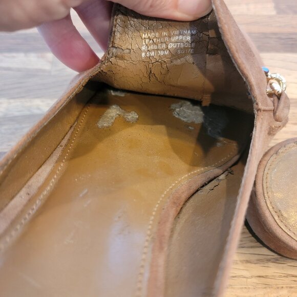 MICHAEL Michael Kors Nadia Brown Suede Slide/Slip On Shoes - Picture 10 of 13